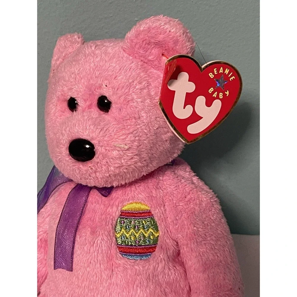 TY Beanie Baby - EGGS the Easter Bear (8.5 inch)‎ - MWMTs Stuffed Animal Toy